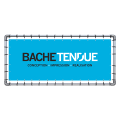 Bâche tendue grand format.