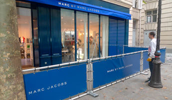 barriere publicitaire boutique marc jacob barriere publicitaire boutique marc jacob