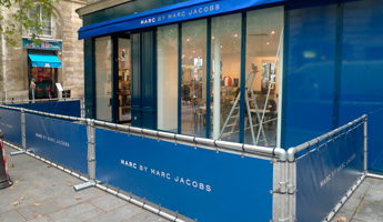 barriere publicitaire boutique marc jacob barriere publicitaire boutique marc jacob