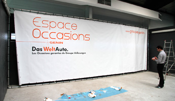comment attacher une bache publicitaire garage comment attacher une bache publicitaire garage