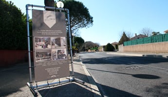 stop trottoir bache